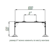 TMC Рама кровельная 1000x1000 (до 60 кг) -secondary